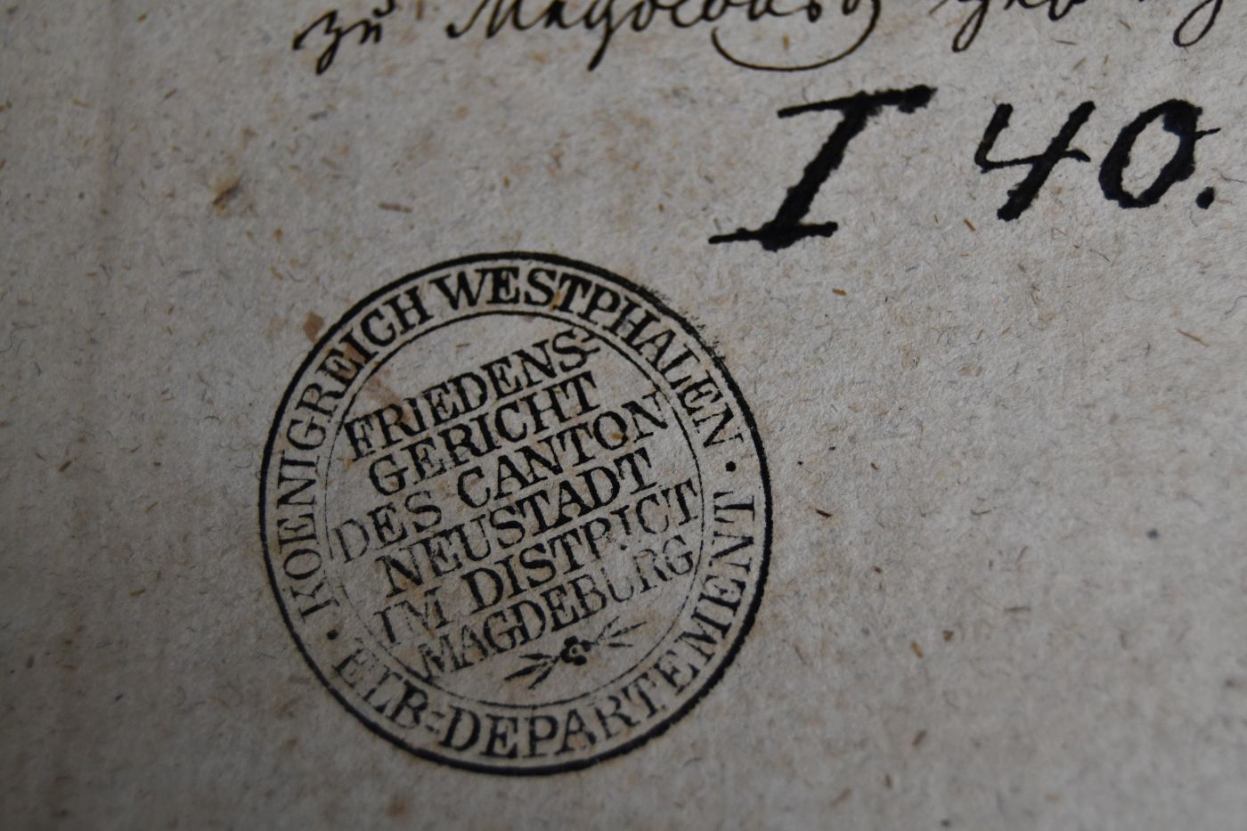 Gesetz-Bülletin des Königreichs Westphalen. Erster Theil des Jahrs 1809, welcher die vom 5ten Januar bis zum 29sten März 1809 erlassenen Gesetze und Decrete enthält (Nr. 1 bis 17).