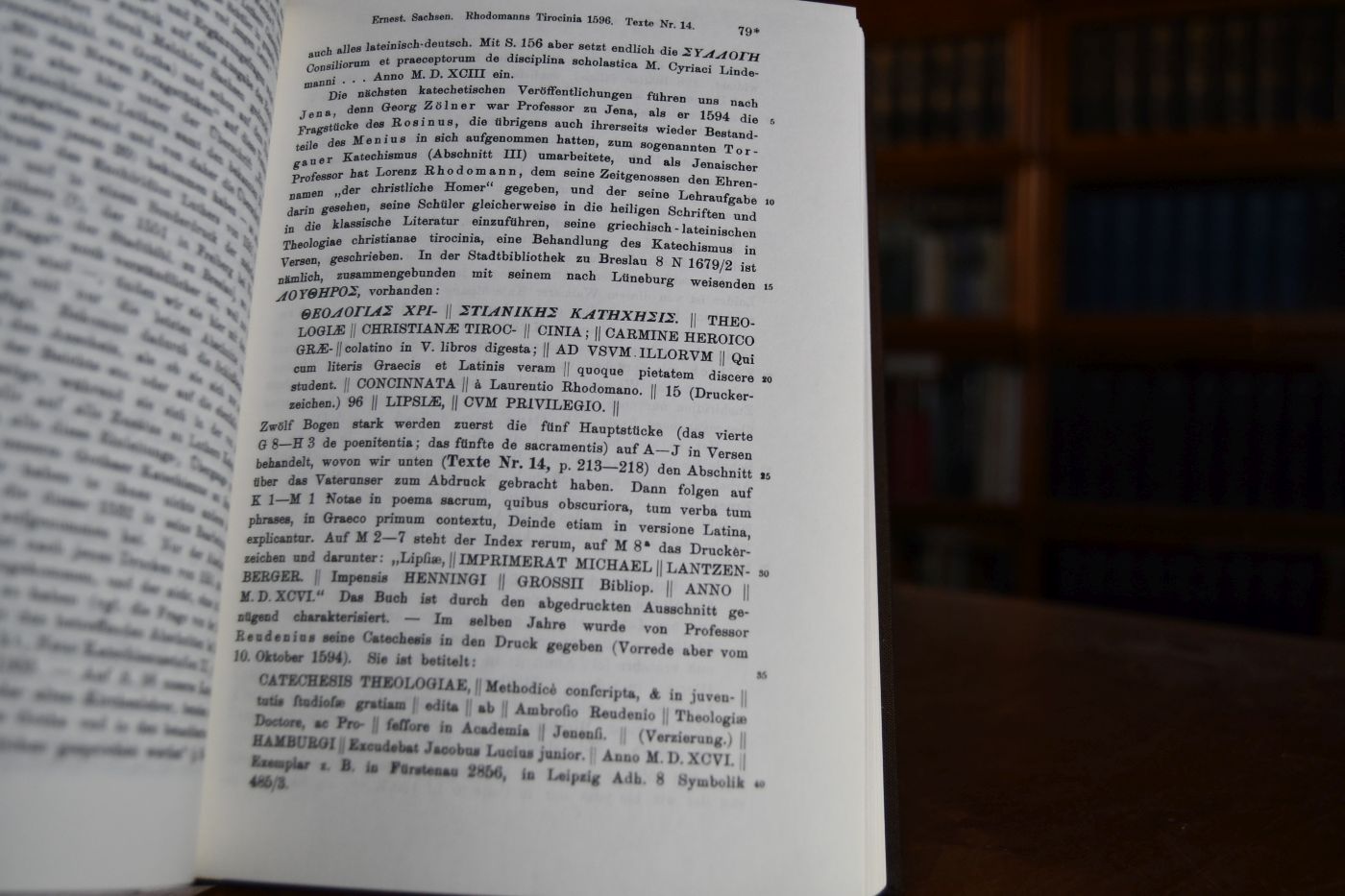 Quellen zur Geschichte des kirchlichen Unterrichts in der evangelischen Kirche Deutschlands zwischen 1530 und 1600; I. Teil Quellen zur Geschichte des Katechismus-Unterrichts. 2. Mitteldeutsche Katechismen, 1. Abteilung Historisch-bibliographische Einleitung.