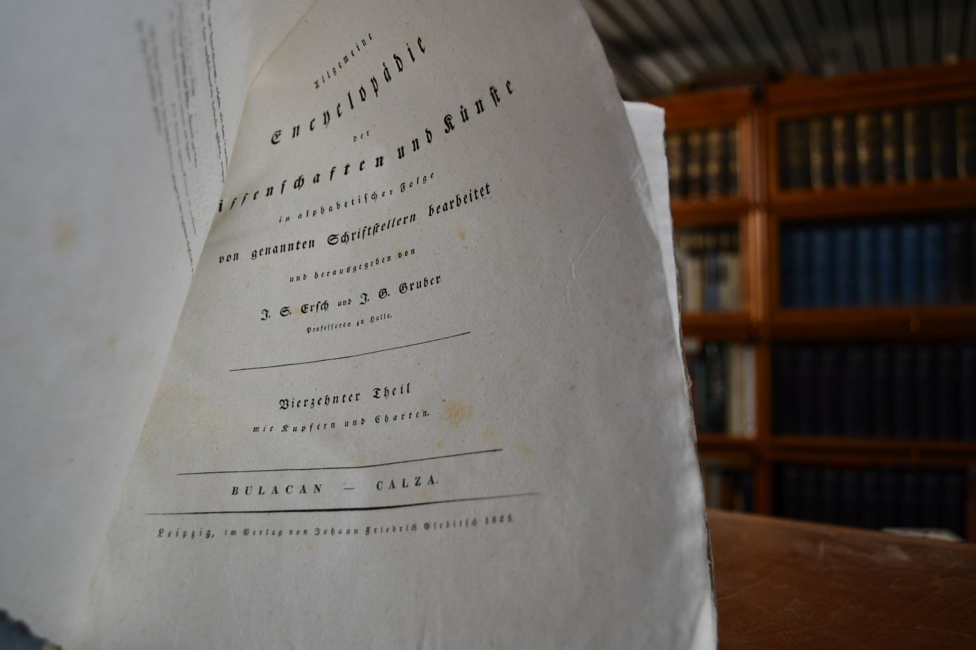 Allgemeine Encyclopädie der Wissenschaften und Künste in alphabetischer Folge von genannten Schriftstellern bearbeitet. Vierzehnter Theil (apart).