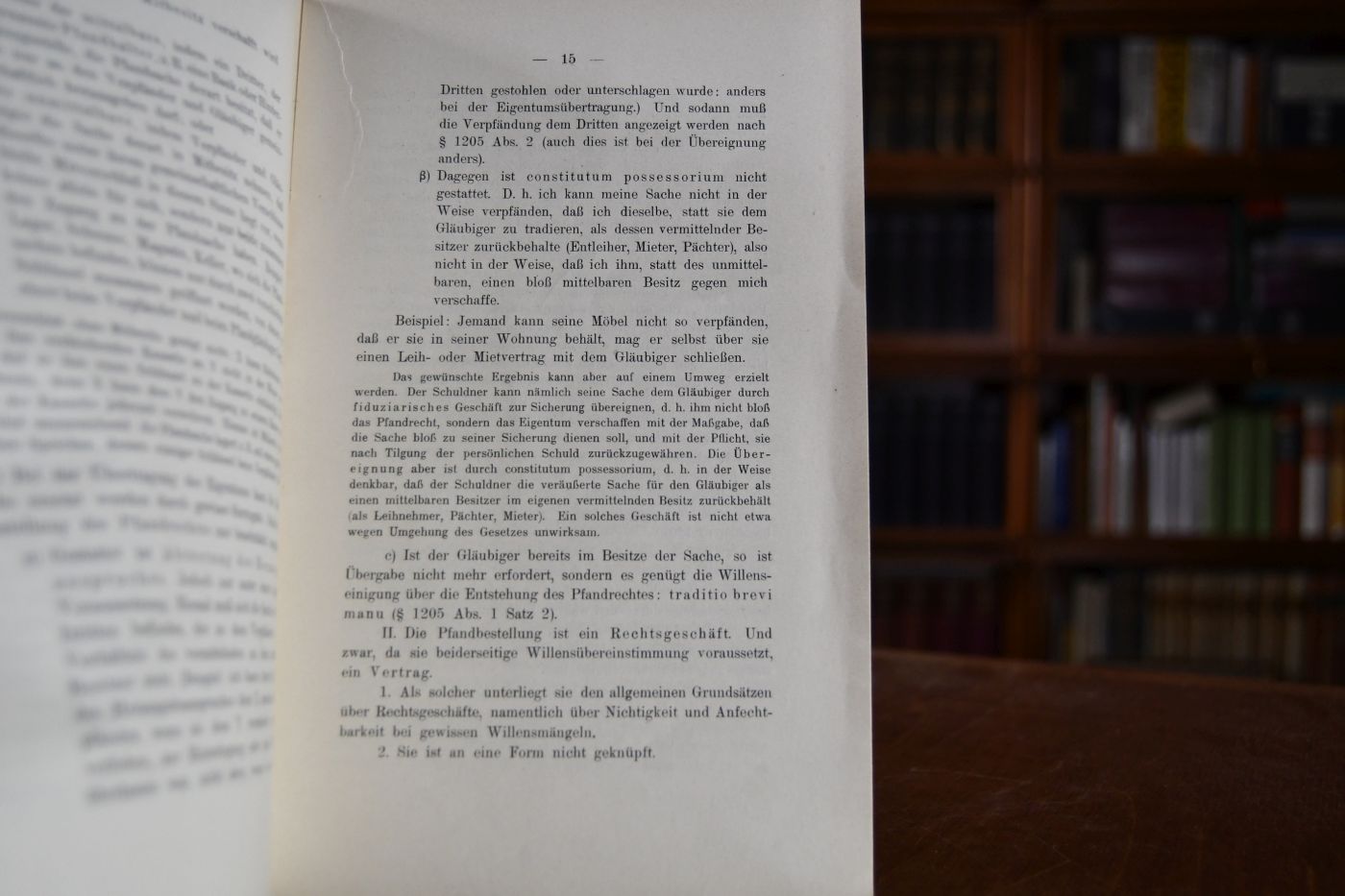 Vorlesung über Sachenrecht. Neuntes Buch, Die Pfandrechte. Dritter Abschnitt. Die Mobiliarpfandrechte.