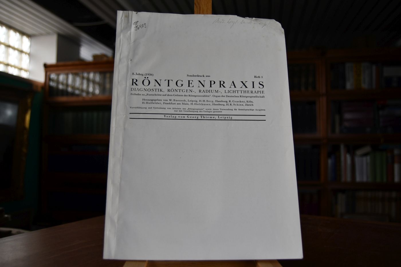 Verschulden bei Röntgenschäden und sogenannter Anscheinsbeweis. Aus der Rechtssprechung des Reichsgerichts.
