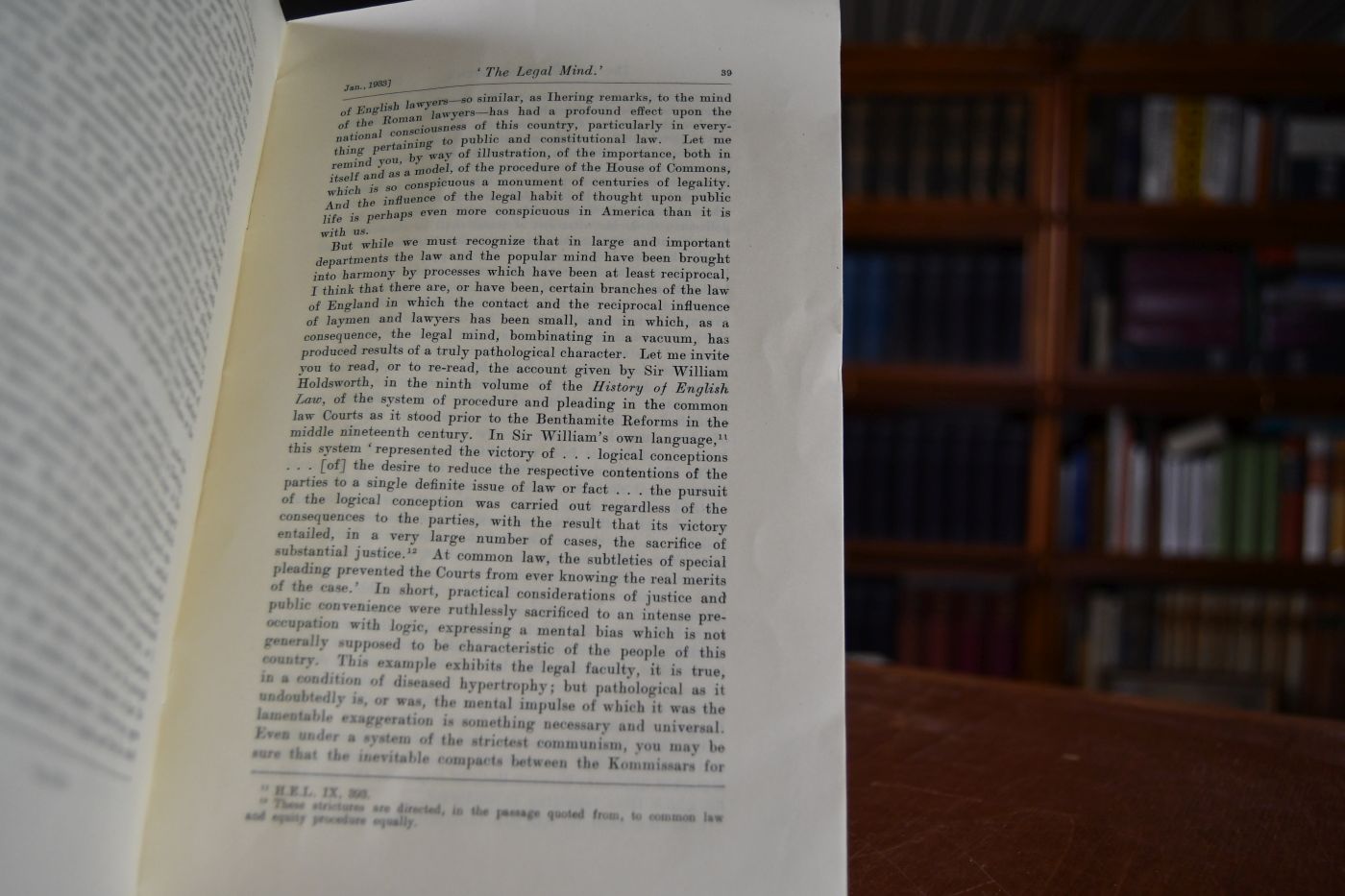 "The Legal Mind"