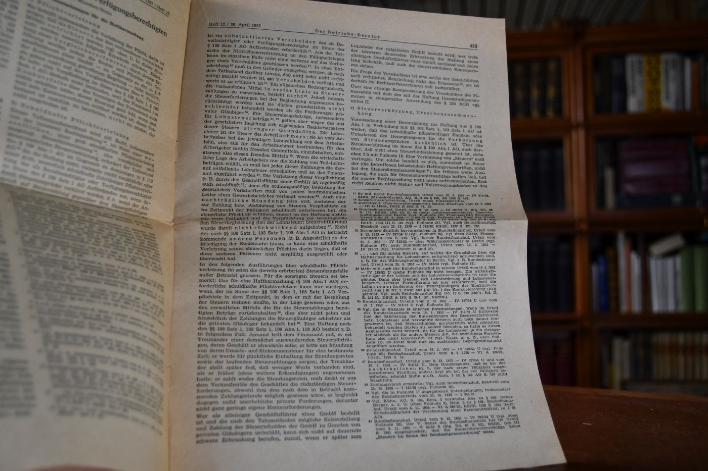 Die steuerrechtliche Haftung des Bevollmächtigten oder Verfügungsberechtigten.