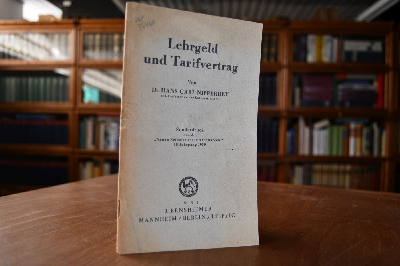 Lehrgeld und Tarifvertrag.