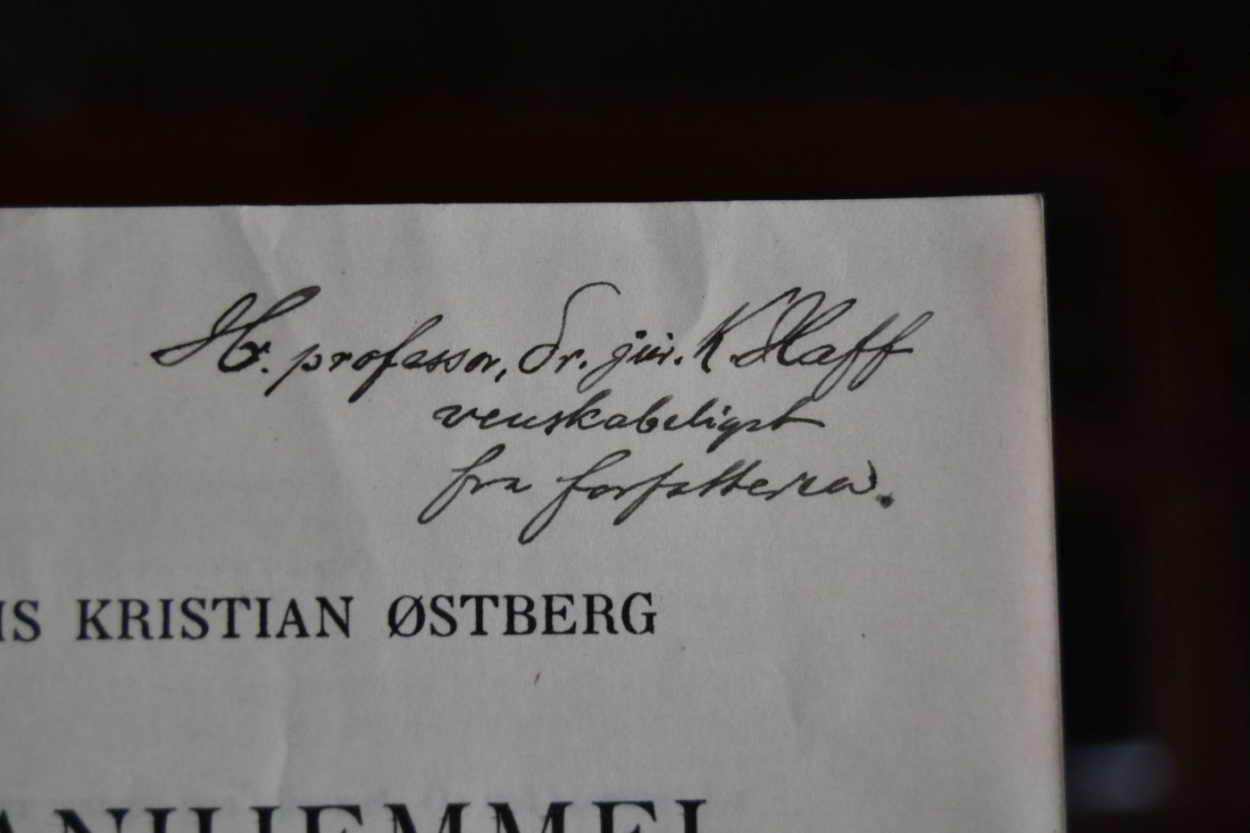 Om Vanhjemmel efter Norsk Ret. En kortfattet Oversigt.