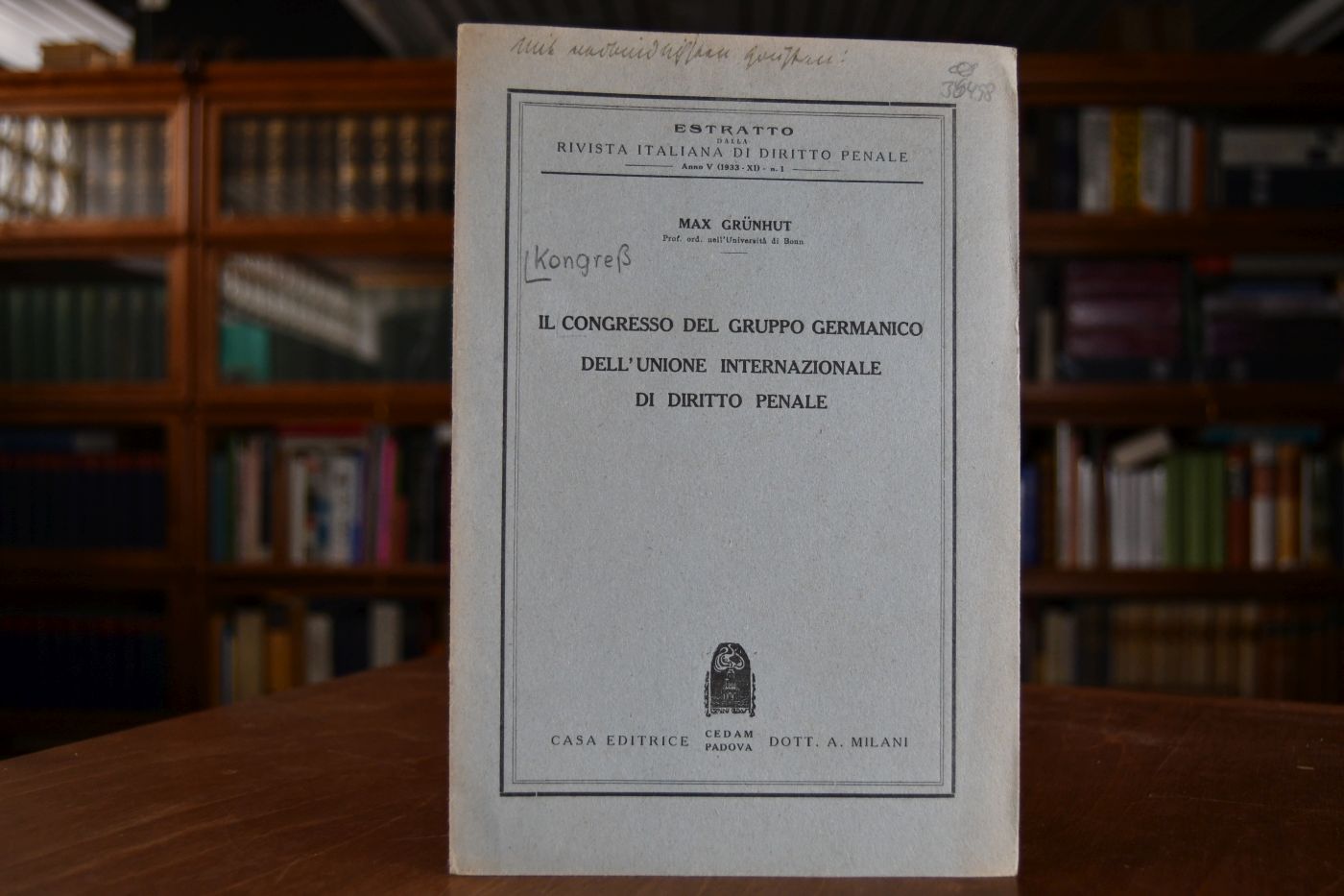 Il Congresso del Gruppo Germanico dell`Unione Internazionale di Diritto Penale.