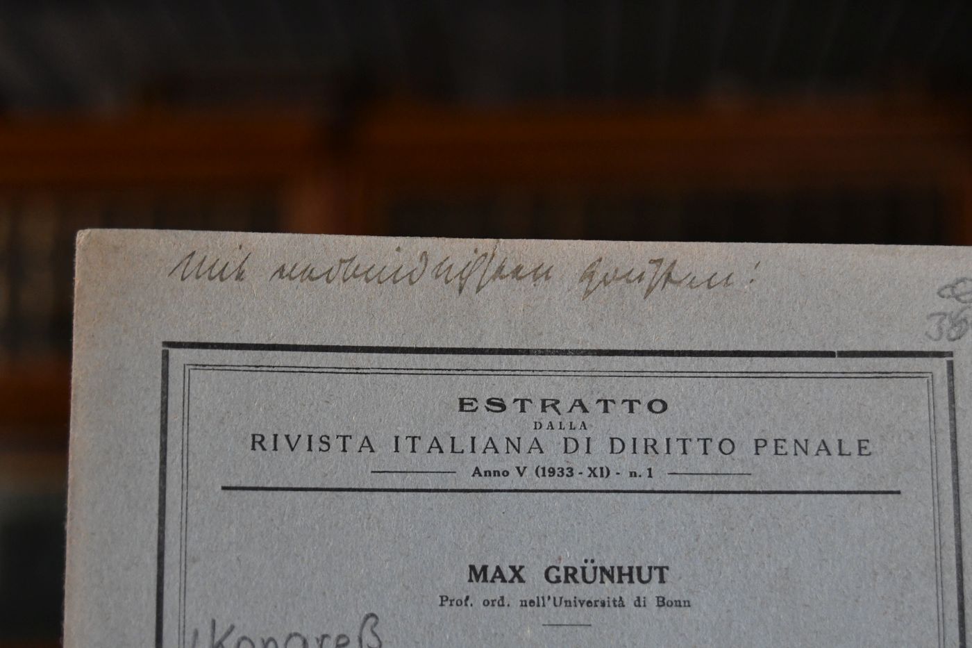 Il Congresso del Gruppo Germanico dell`Unione Internazionale di Diritto Penale.