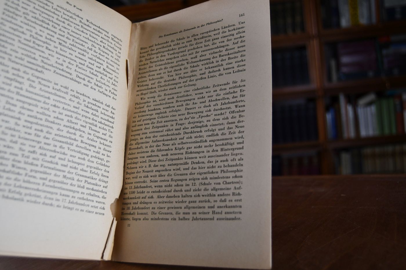 Die Renaissance als Zeitwende in der Philosophie.