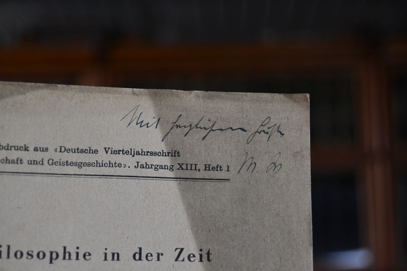 Die Philosophie in der Zeit des Biedermeiers.