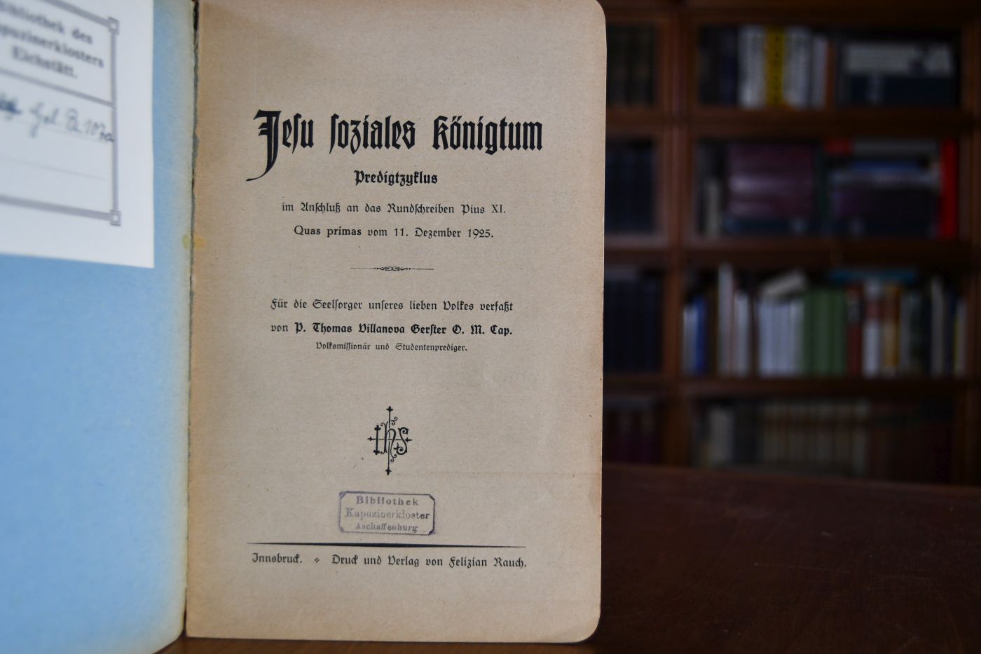 Jesu soziales Königtum.
