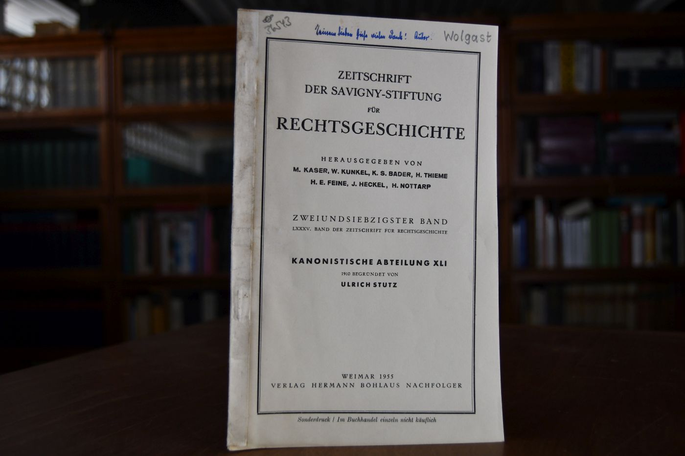 Buchbesprechung von Carl-E. Normann, lundastiftets Prästerskap och 1731 ARs Kyrkoordningsförslag (Die Pfarrerschaft des Stiftes Lund und der Entwurf der Kirchenordnung vom Jahre 1731).