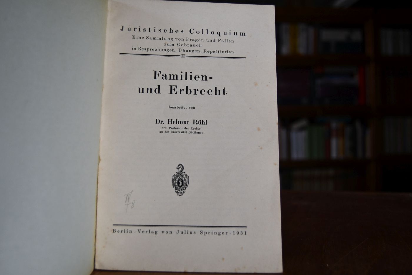 Familien- und Erbrecht.