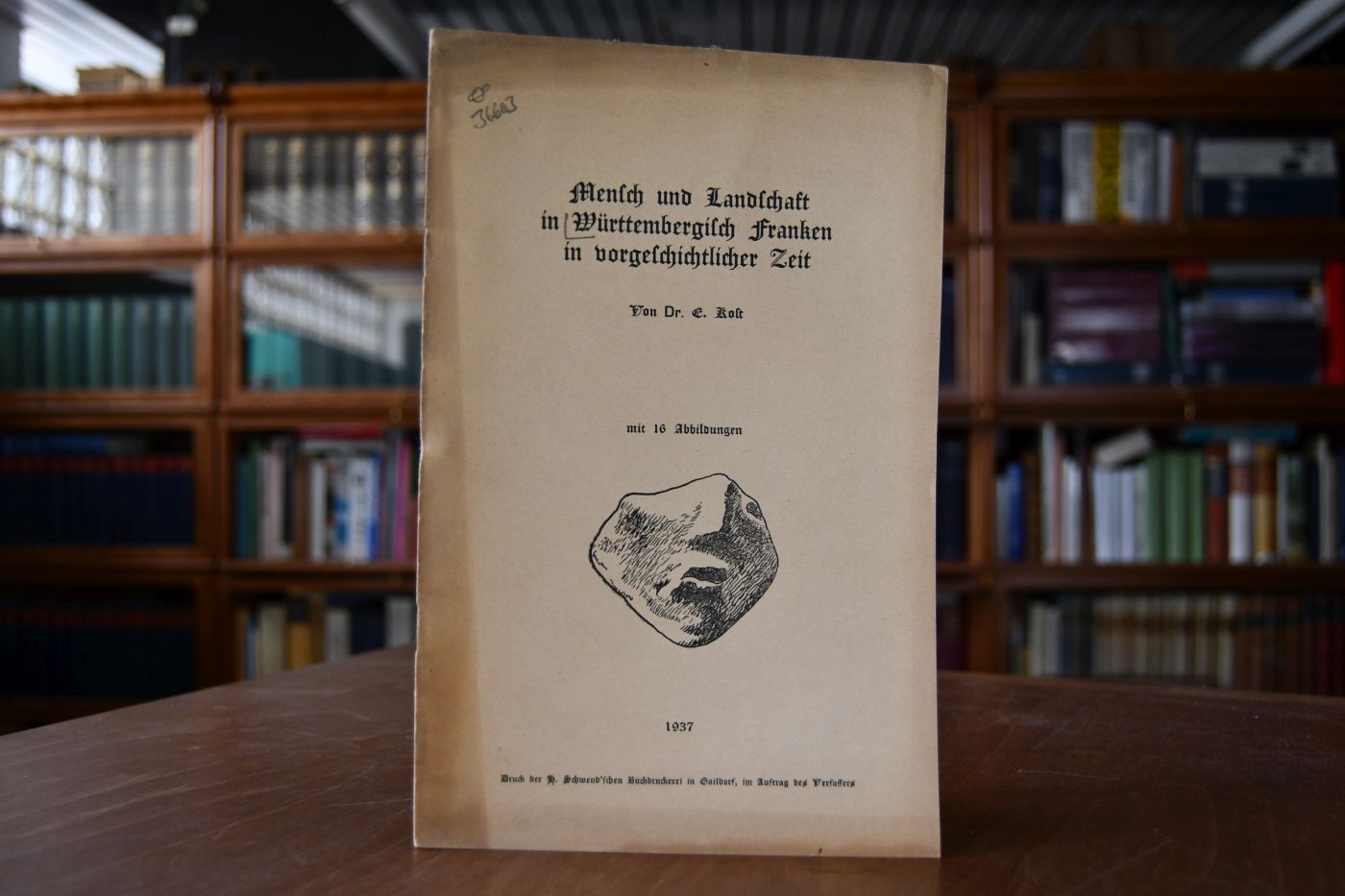 Mensch und Landschaft in Württembergisch Franken in vorgeschichtlicher Zeit.