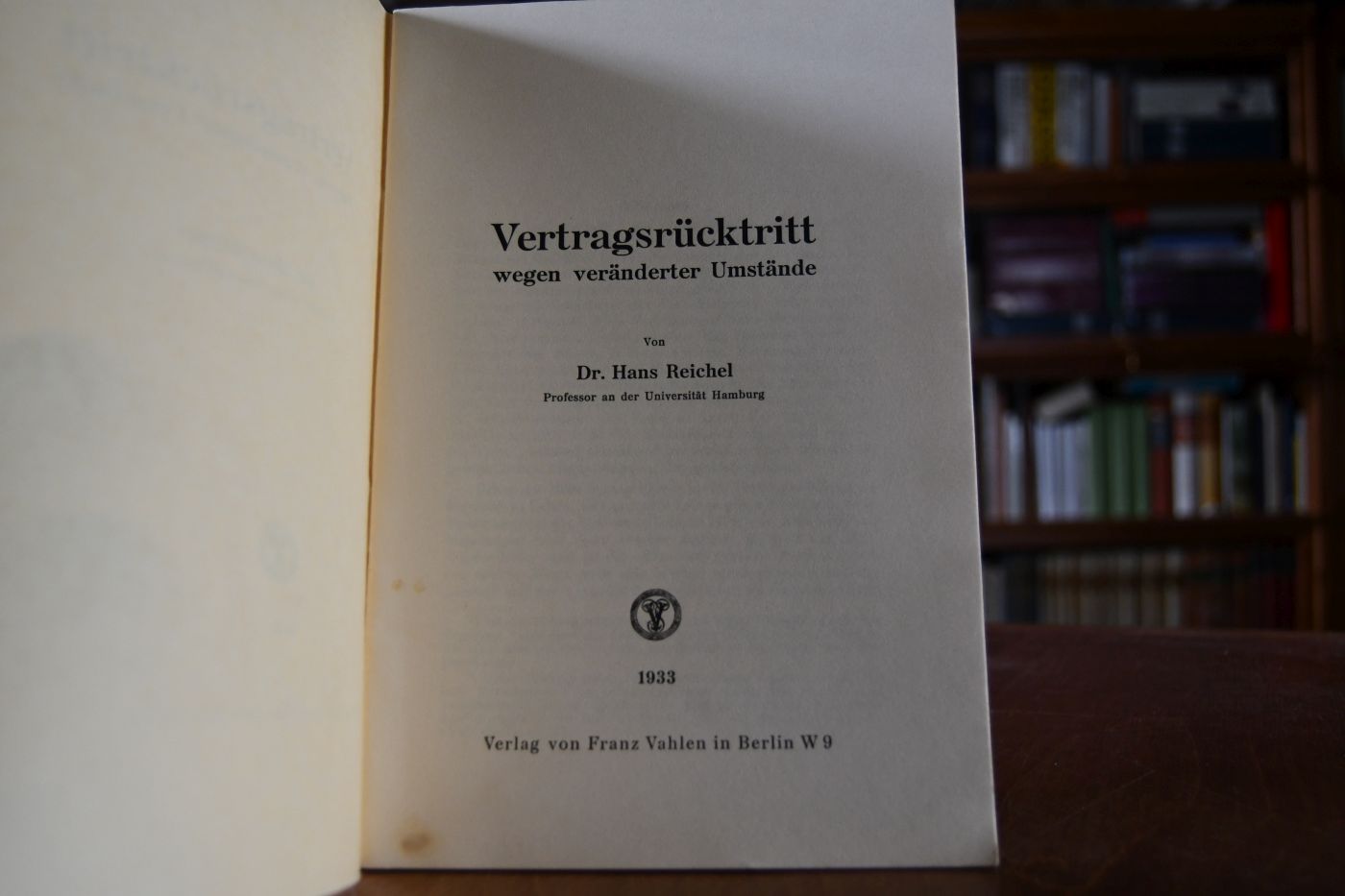 Vertragsrücktritt wegen veränderter Umstände.