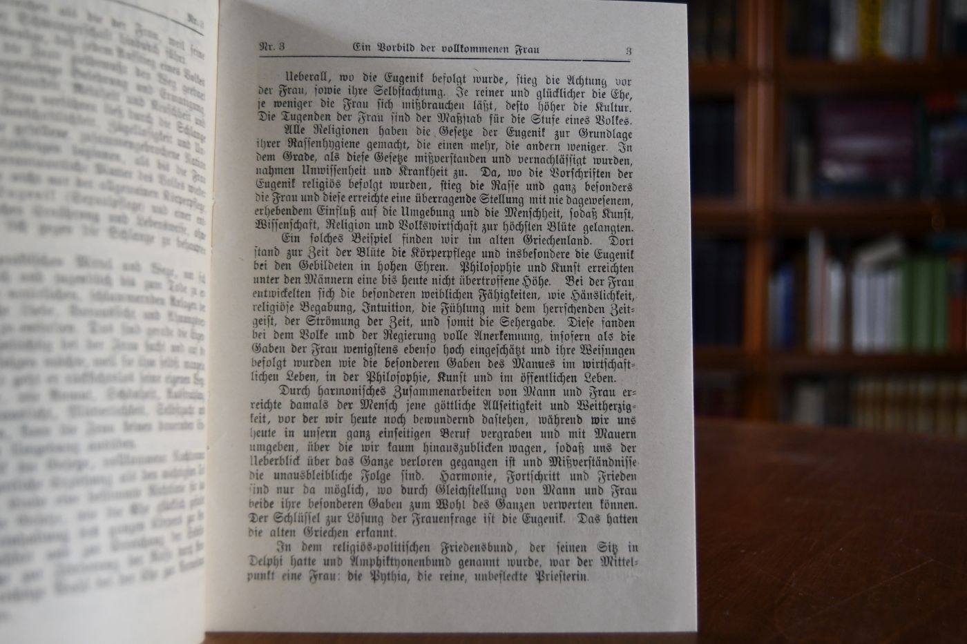 Ein Vorbild der vollkommenen Frau. Die kommende Frau, Flugschrift Nr. 3.