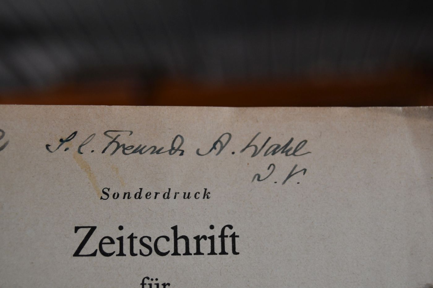 Von der Seele zum Geist.
