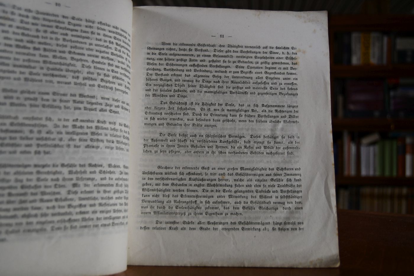 Ueber die menschliche Seele. Programm zum Schlusse des Studienjahres 1844/45.