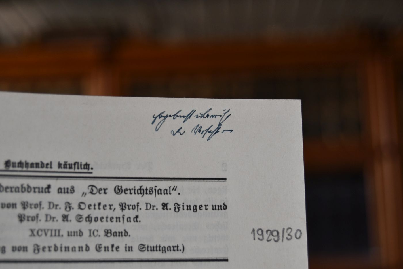 Der Amtsrichterliche Strafbefehl.