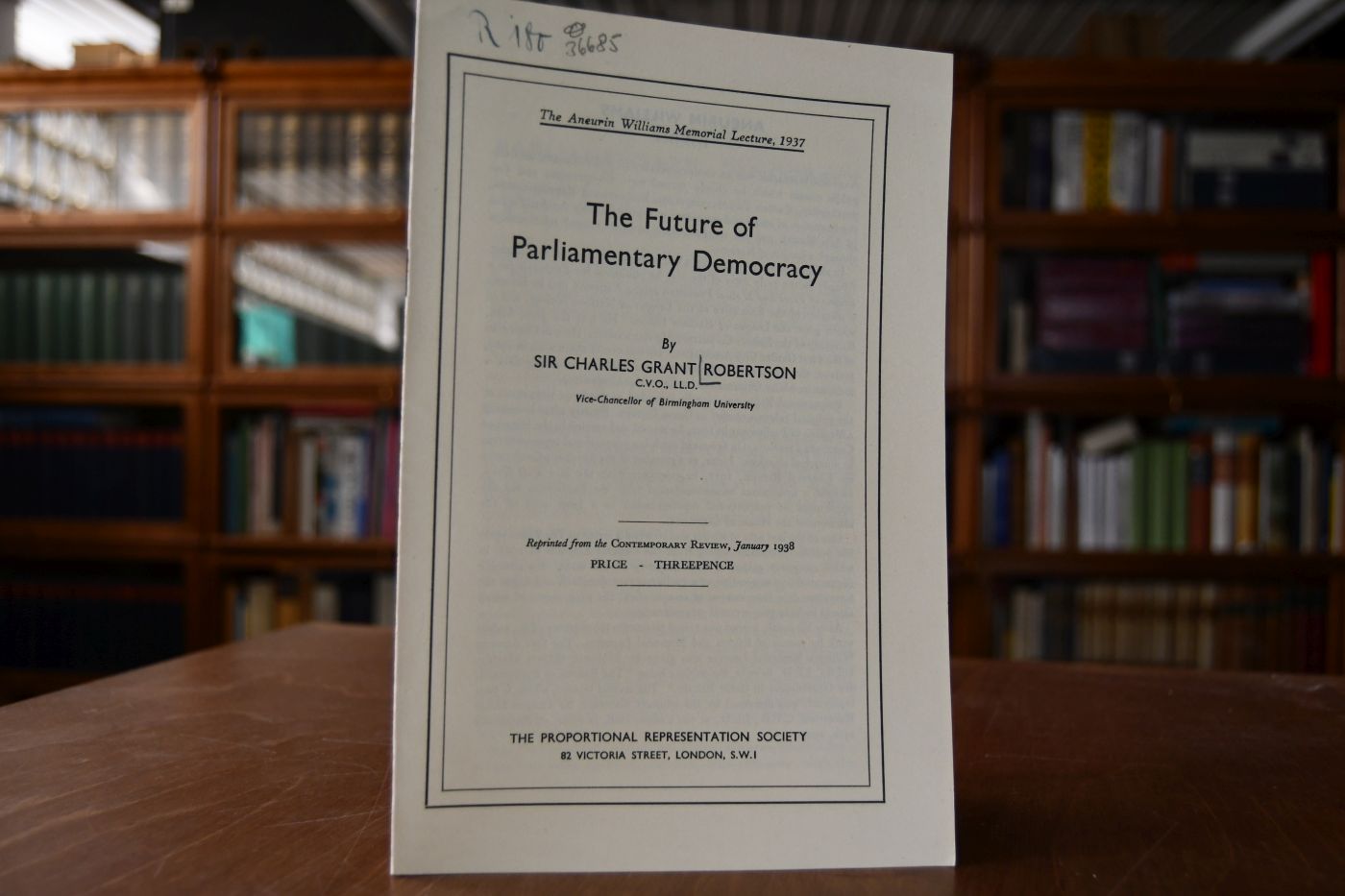 The Future of Parliamentary Democracy.