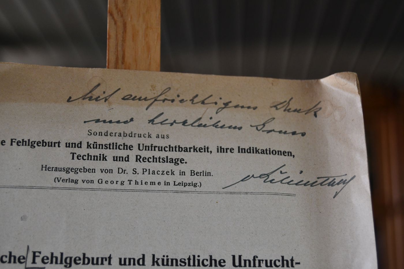 Künstliche Fehlgeburt und künstliche Unfruchtbarkeit vom Standpunkt des Rechtes.