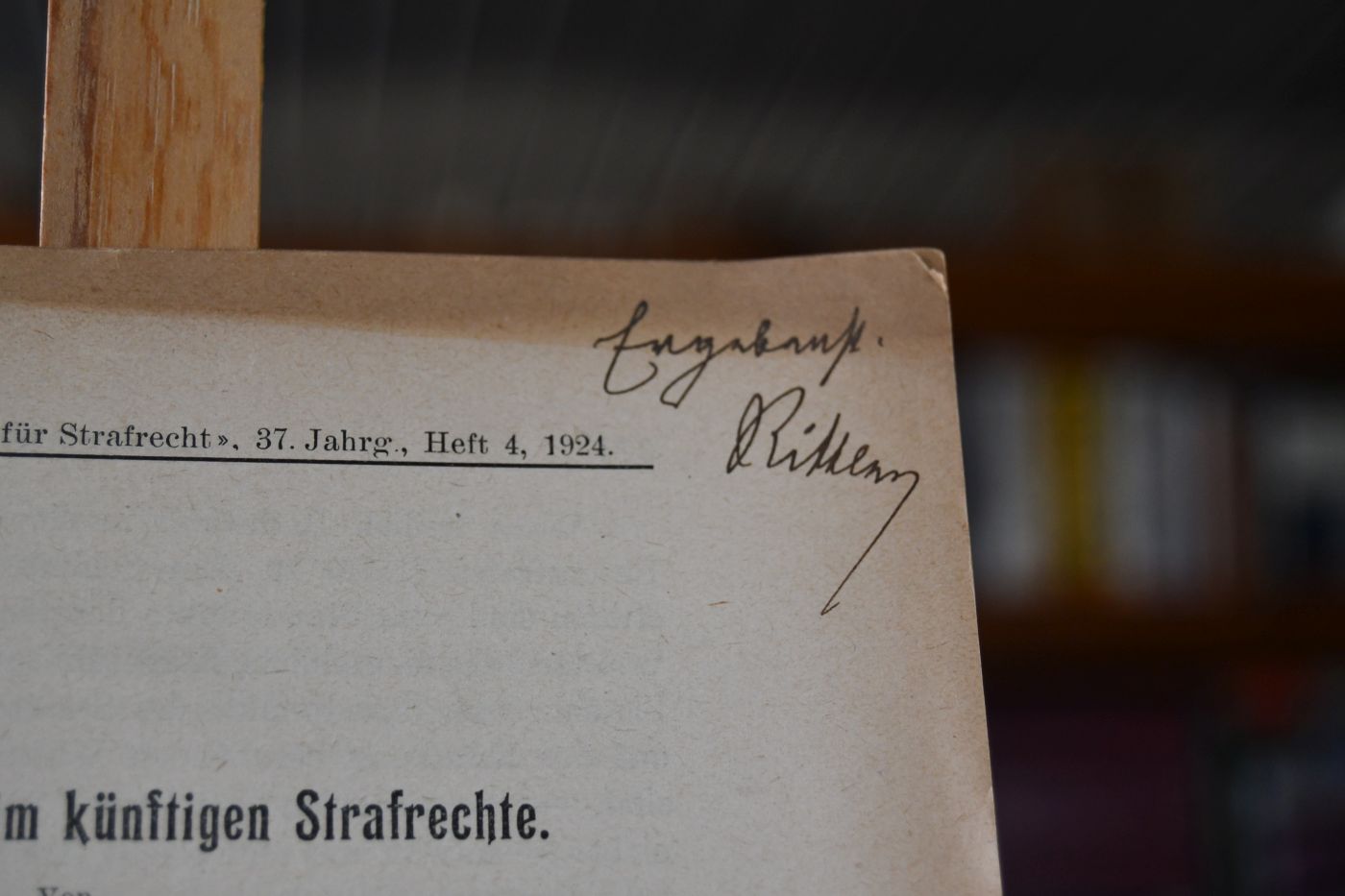 Die Ehrenstrafen im künftigen Strafrechte.