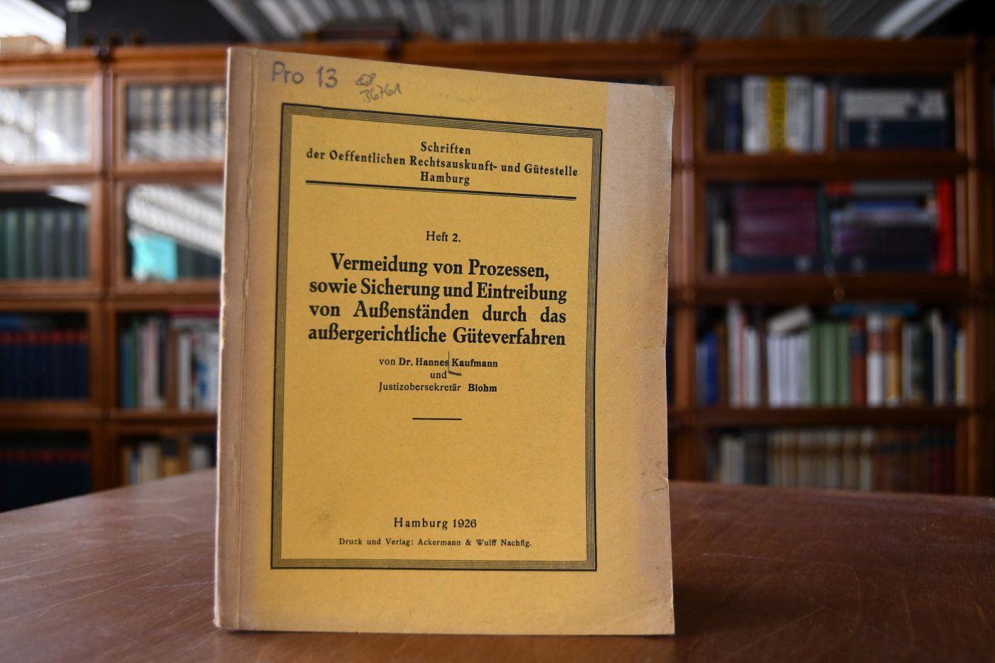 Vermeidung von Prozessen, sowie Sicherung und Eintreibung von Außenständen durch das außergerichtliche Güteverfahren.