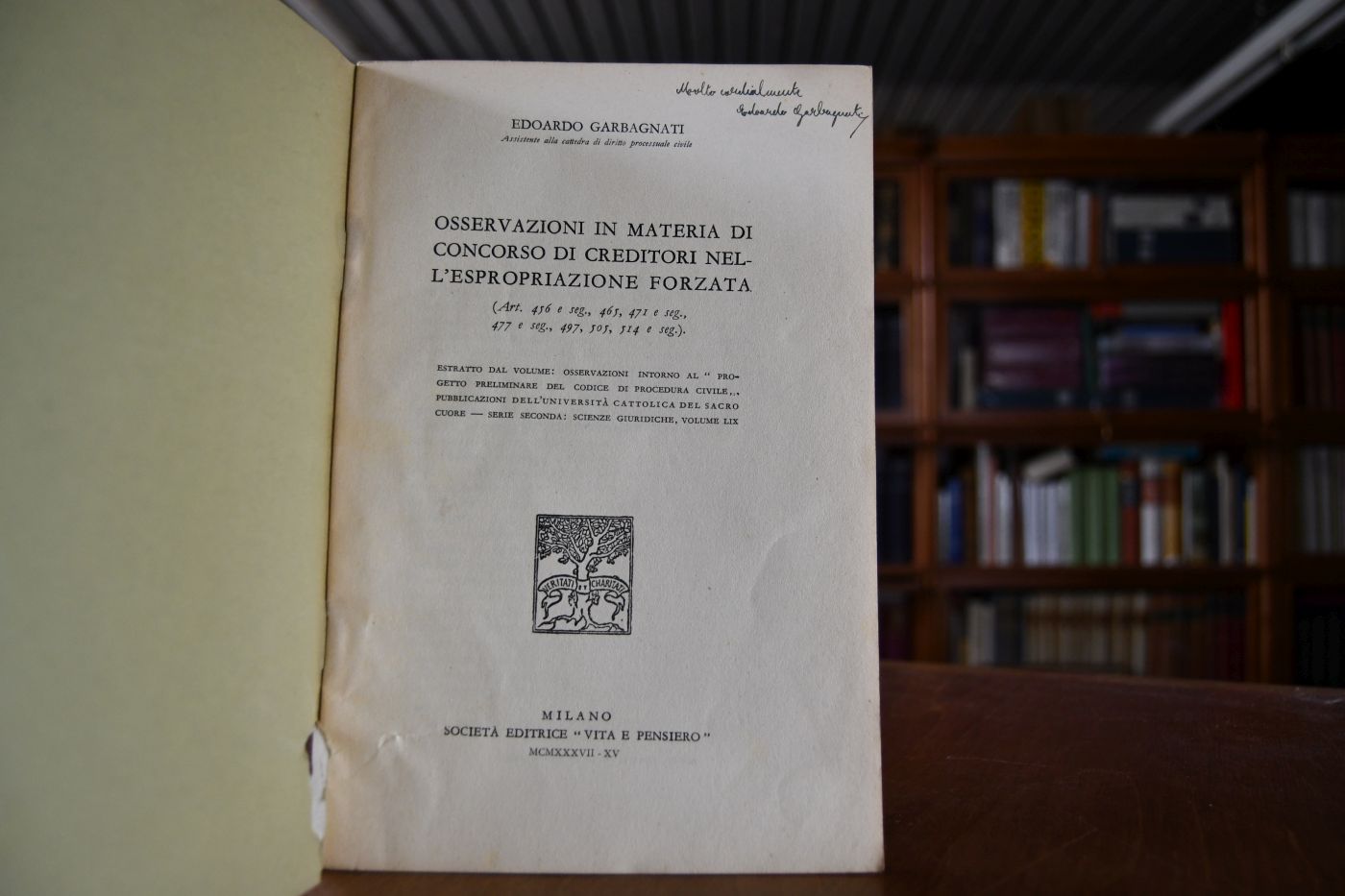 Osservazioni in Materia di Concorso di Creditori nel L`Esproptiazione forzata.