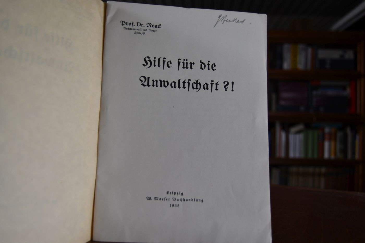 Hilfe für die Anwaltschaft?!