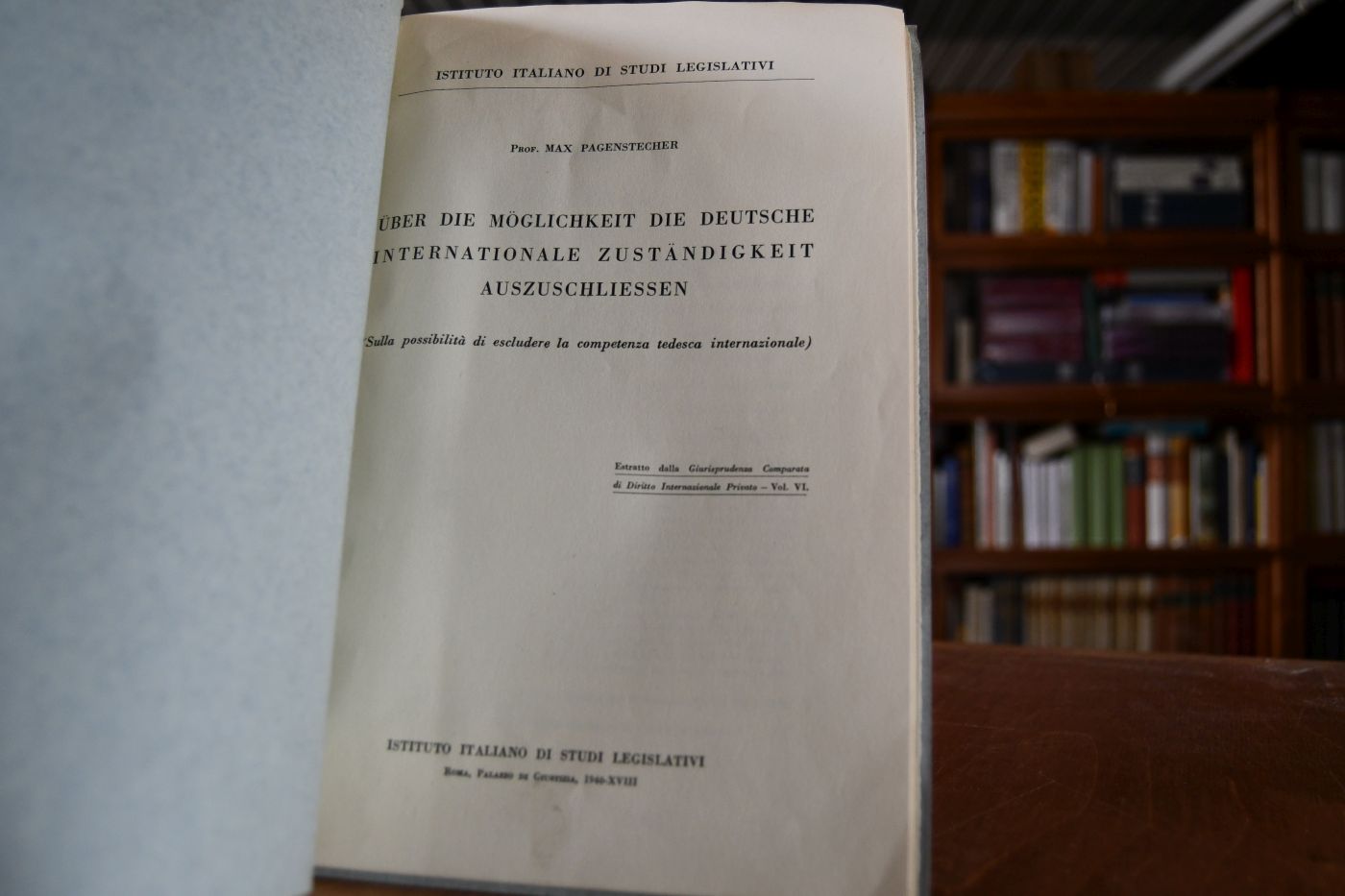 Über die Möglichkeit die deutsche internationale Zuständigkeit auszuschließen.