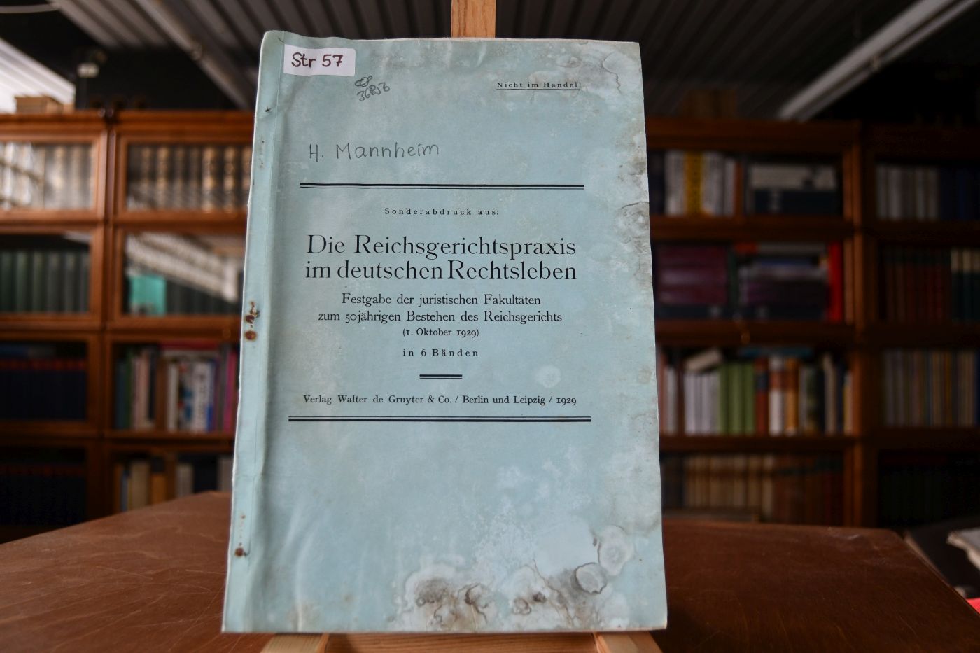 Probleme der Voruntersuchung.