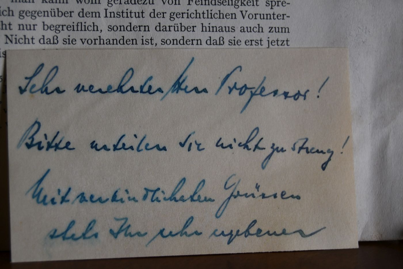 Probleme der Voruntersuchung.
