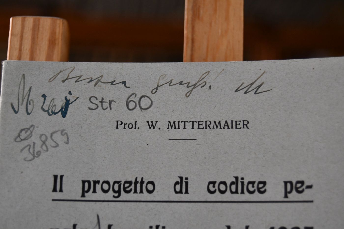Il progetto di codice penale brasiliano del 1935.