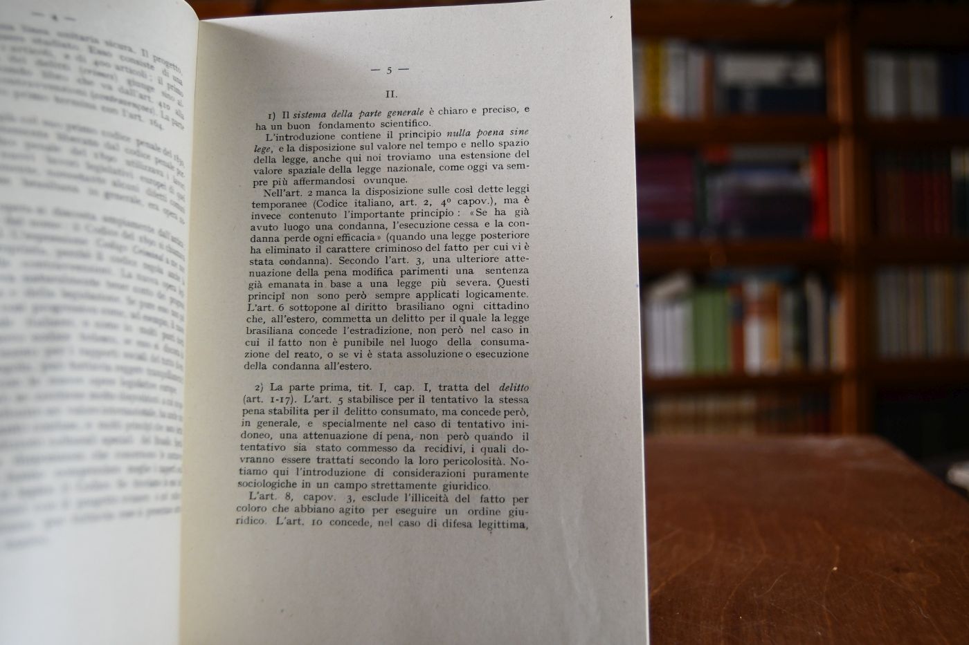 Il progetto di codice penale brasiliano del 1935.