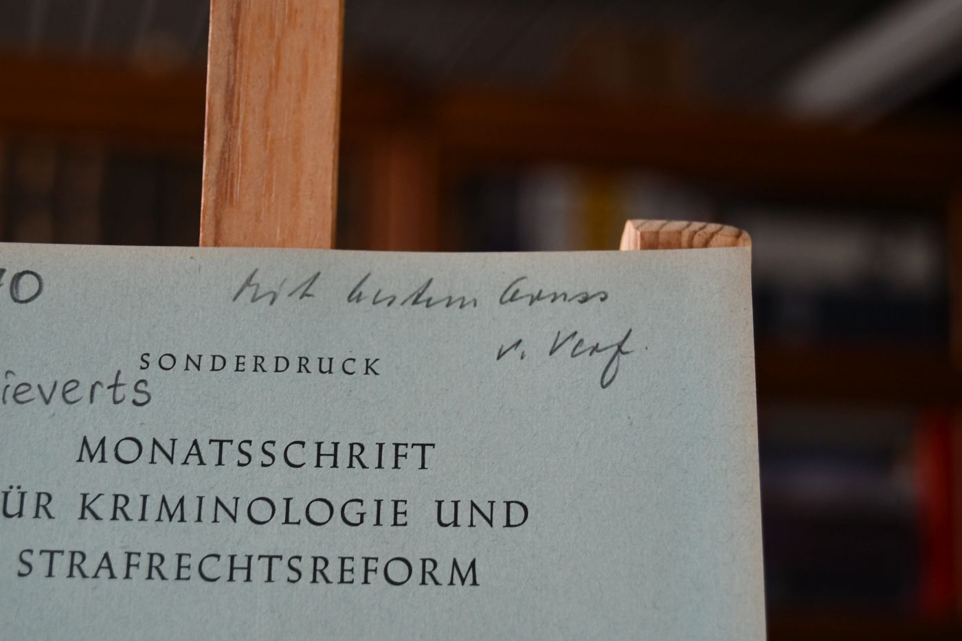 Zur Notwendigkeit und Gestaltung der Gerichtshilfe im allgemeinen Strafverfahren.