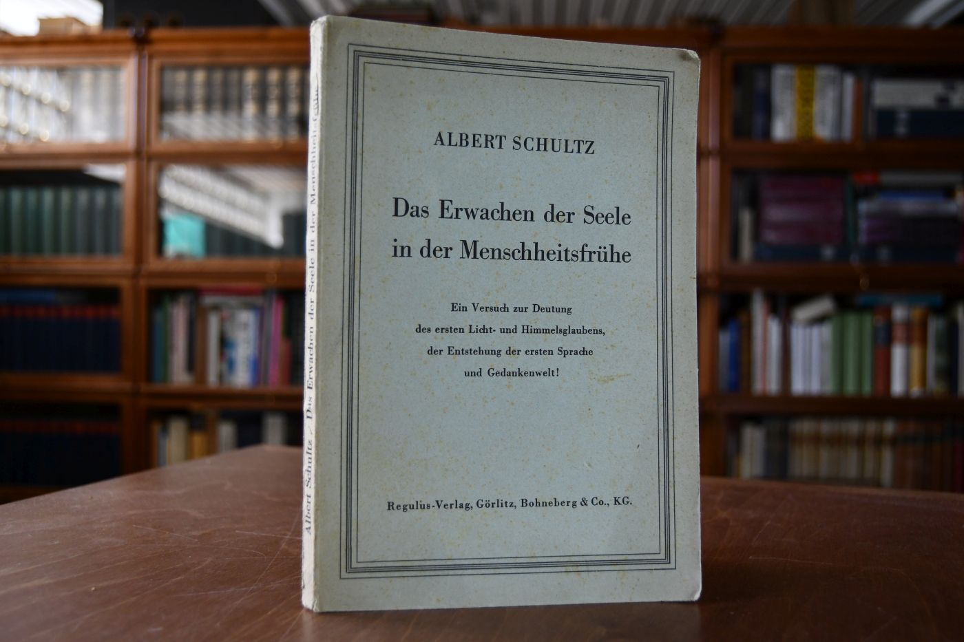 Das Erwachen der Seele in der Menschheitsfrühe. Ein Versuch zur Deutung des ersten Licht- und Himmelsglaubens, der Entstehung der ersten Sprache und Gedankenwelt!