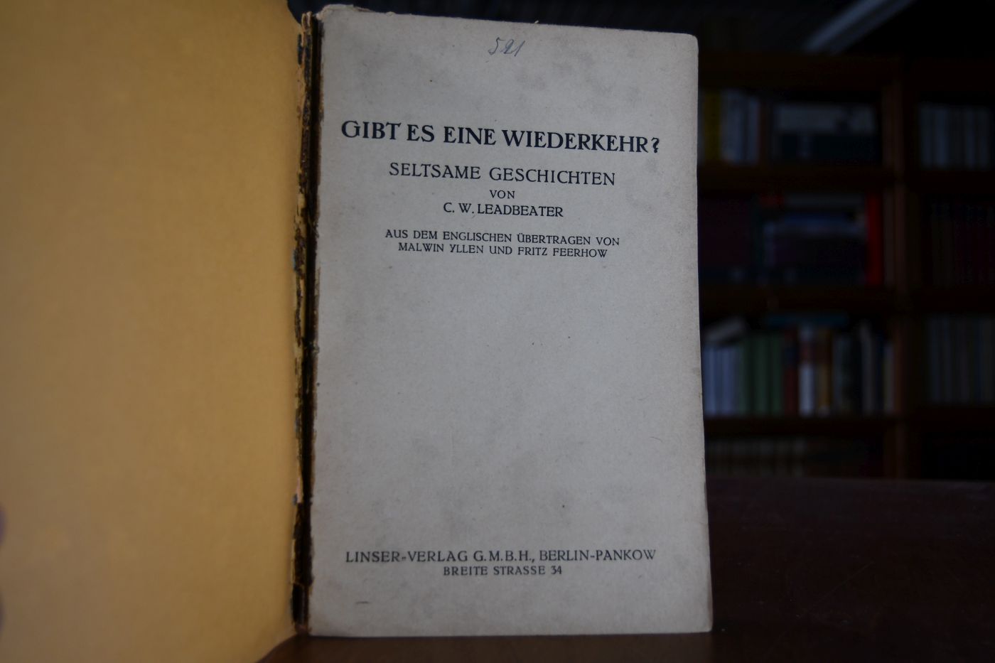 Gibt es eine WIederkehr? Seltsame Geschichten.