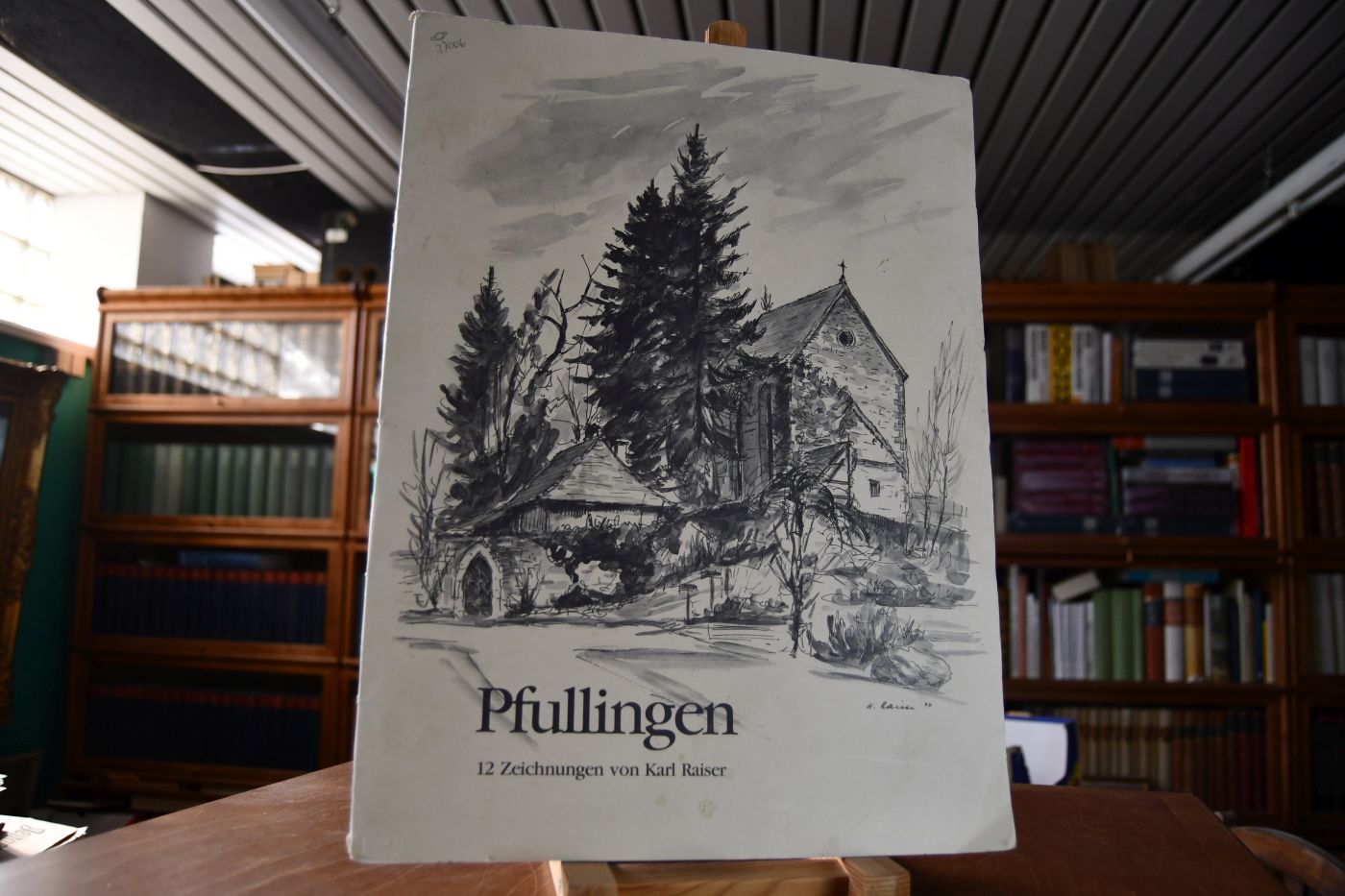 Pfullingen. Reproduktion von 12 Zeichnungen von Karl Raiser.