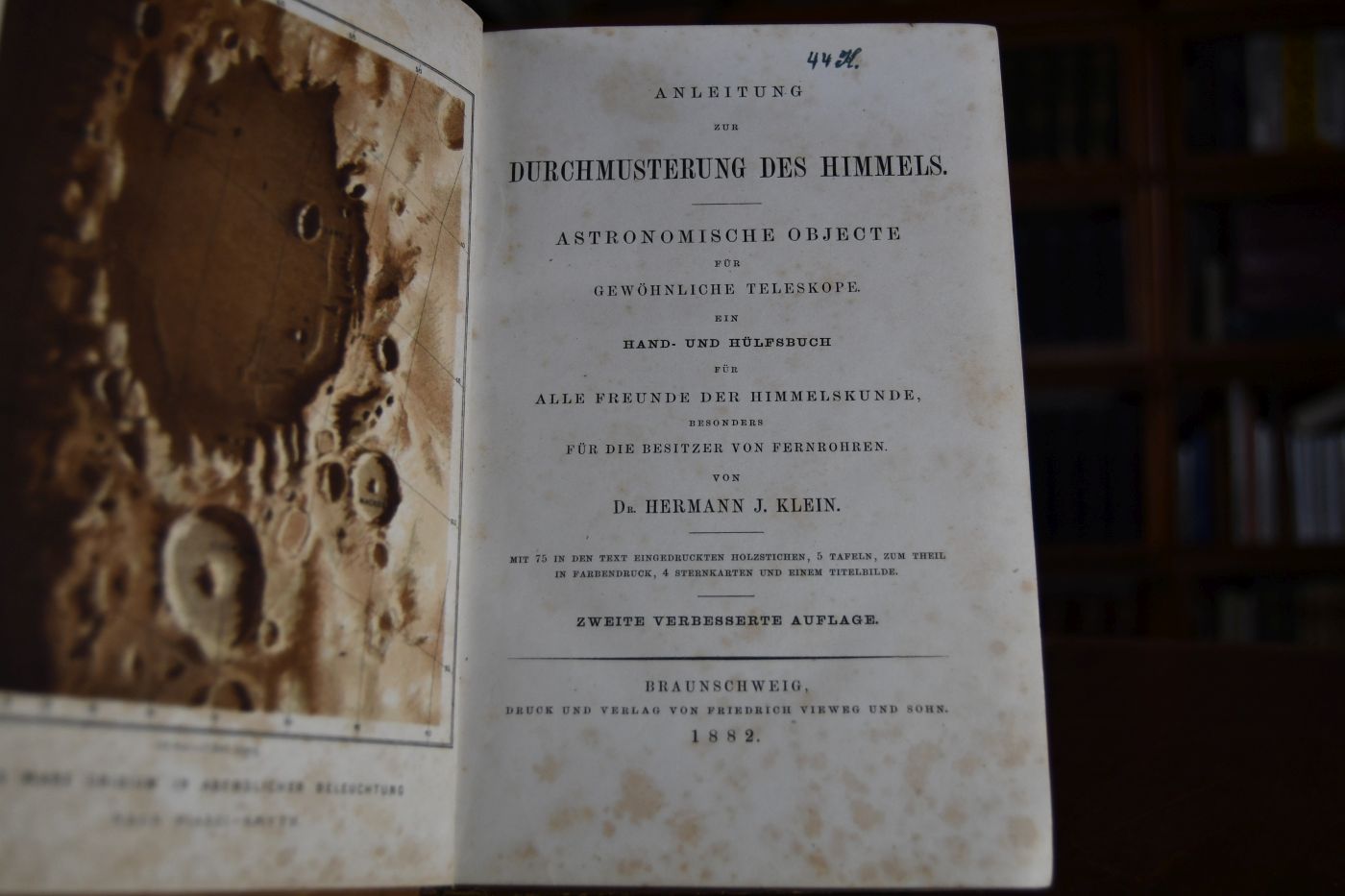Anleitung zur Durchmusterung des Himmels. Astronomische Objecte für gewöhnliche Teleskope. Ein Hand- und Hülfsbuch für alle Freunde der Himmelskunde, besonders für die Besitzer von Fernrohren.