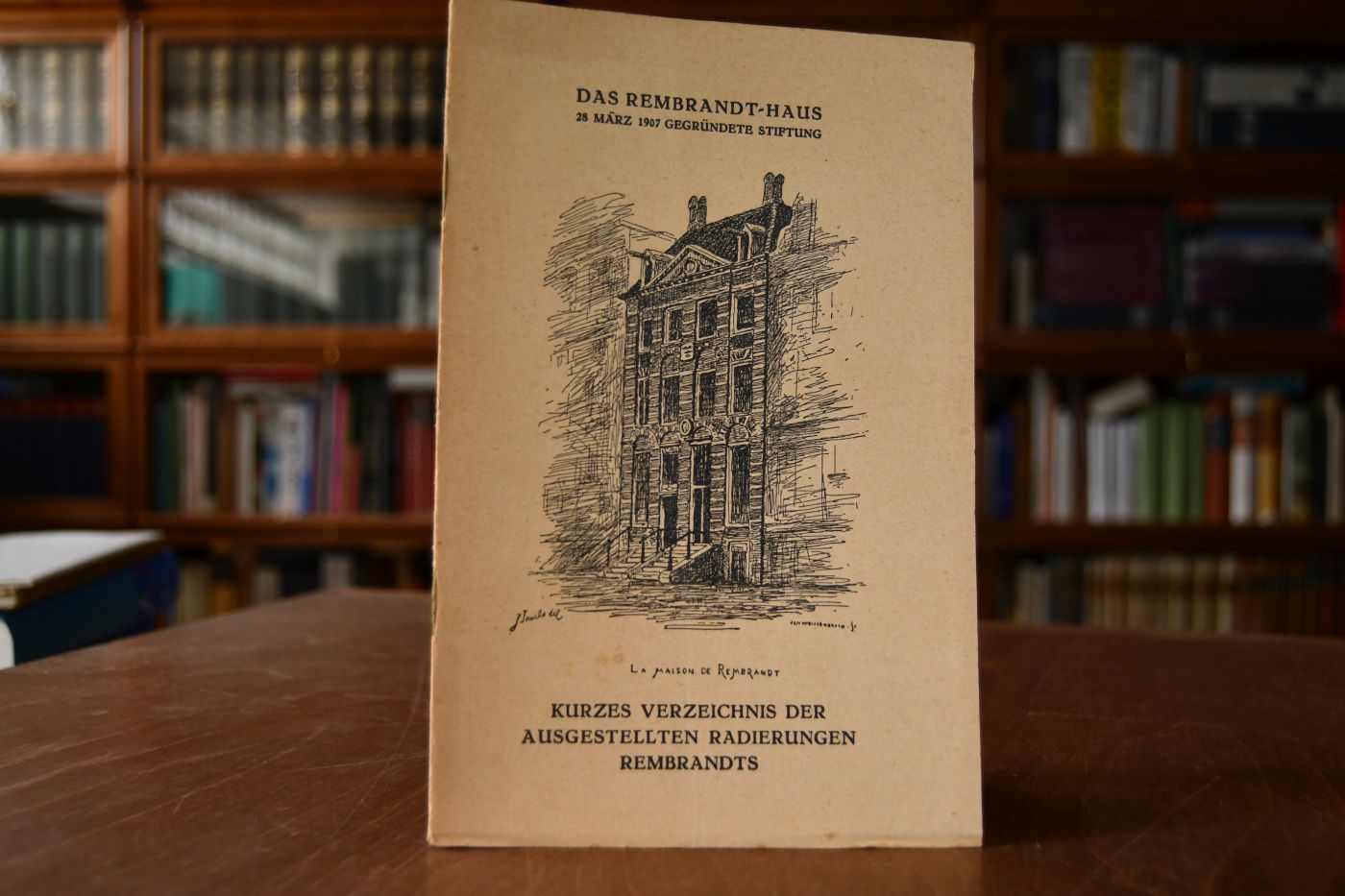 Kurzes Verzeichnis der ausgestellten Radierungen Rembrandts.