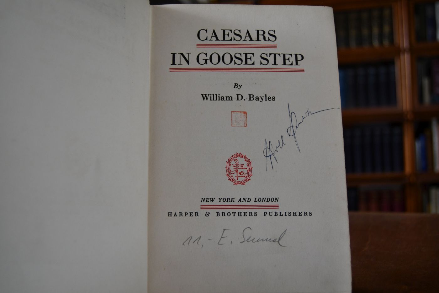 Caesars in goose step.