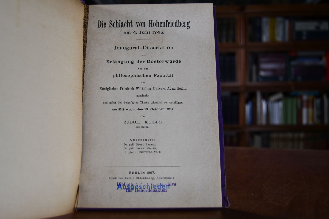 Die Schlacht von Hohenfriedberg am 4. Juni 1745.