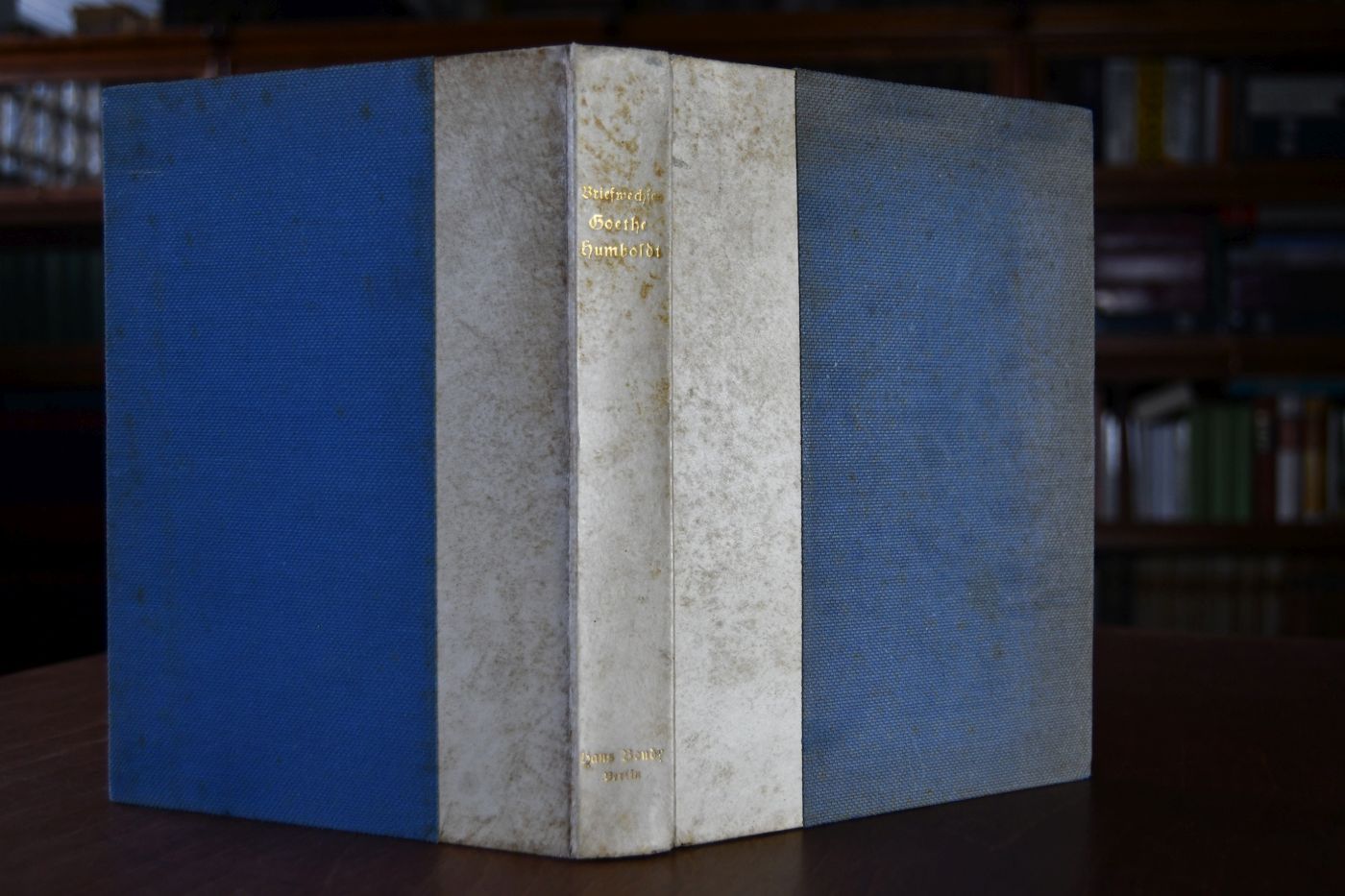 Goethes Briefwechsel mit Wilhelm und ALexander v. Humboldt.