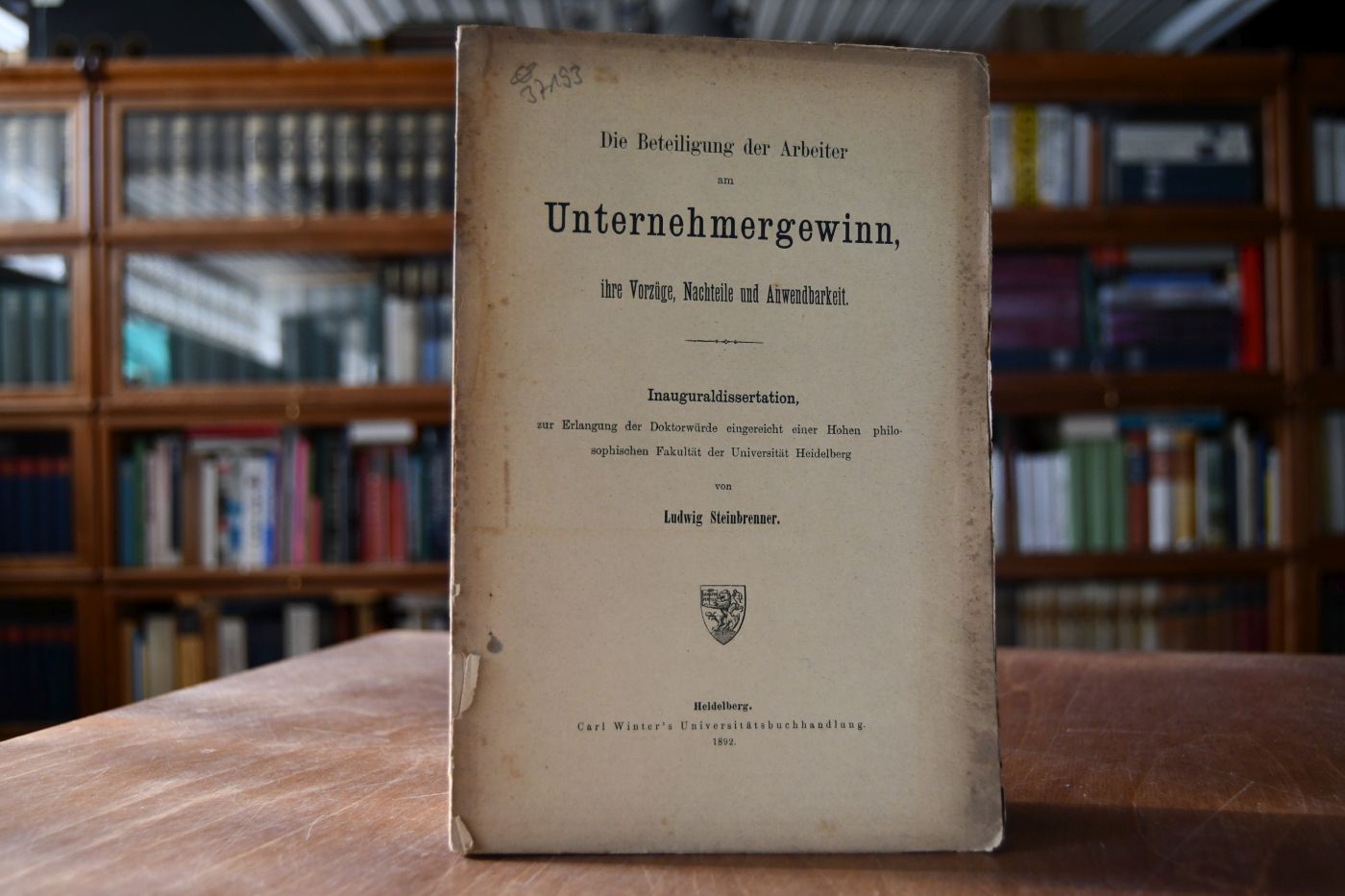 Die Beteiligung der Arbeiter am Unternehmergewinn, ihre Vorzüge, Nachteile und Anwendbarkeit.
