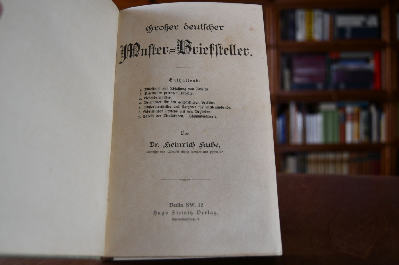 Großer deutscher Muster-Briefsteller.
