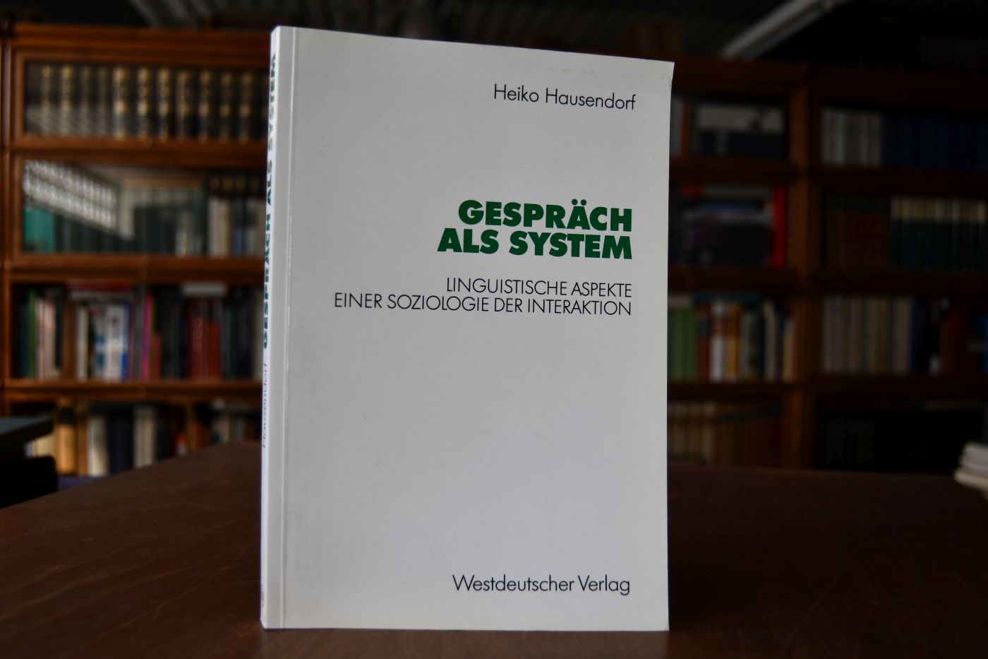 Gespräch als System. Linguistische Aspekte einer Soziologie der Interaktion.