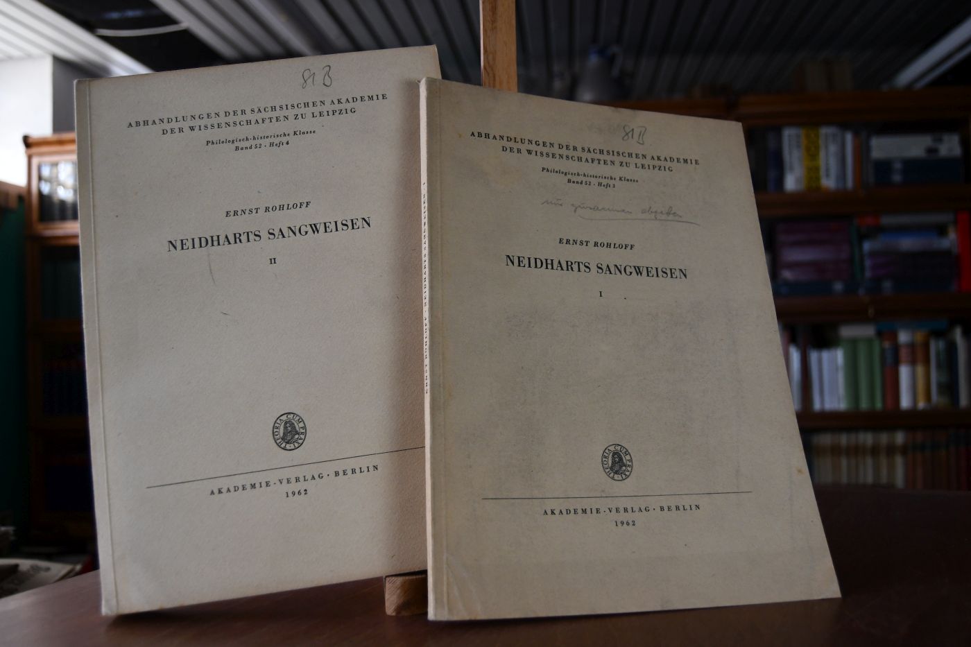 Neidharts Sangweisen Bde. I+II.