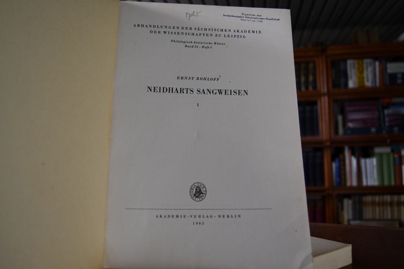 Neidharts Sangweisen Bde. I+II.