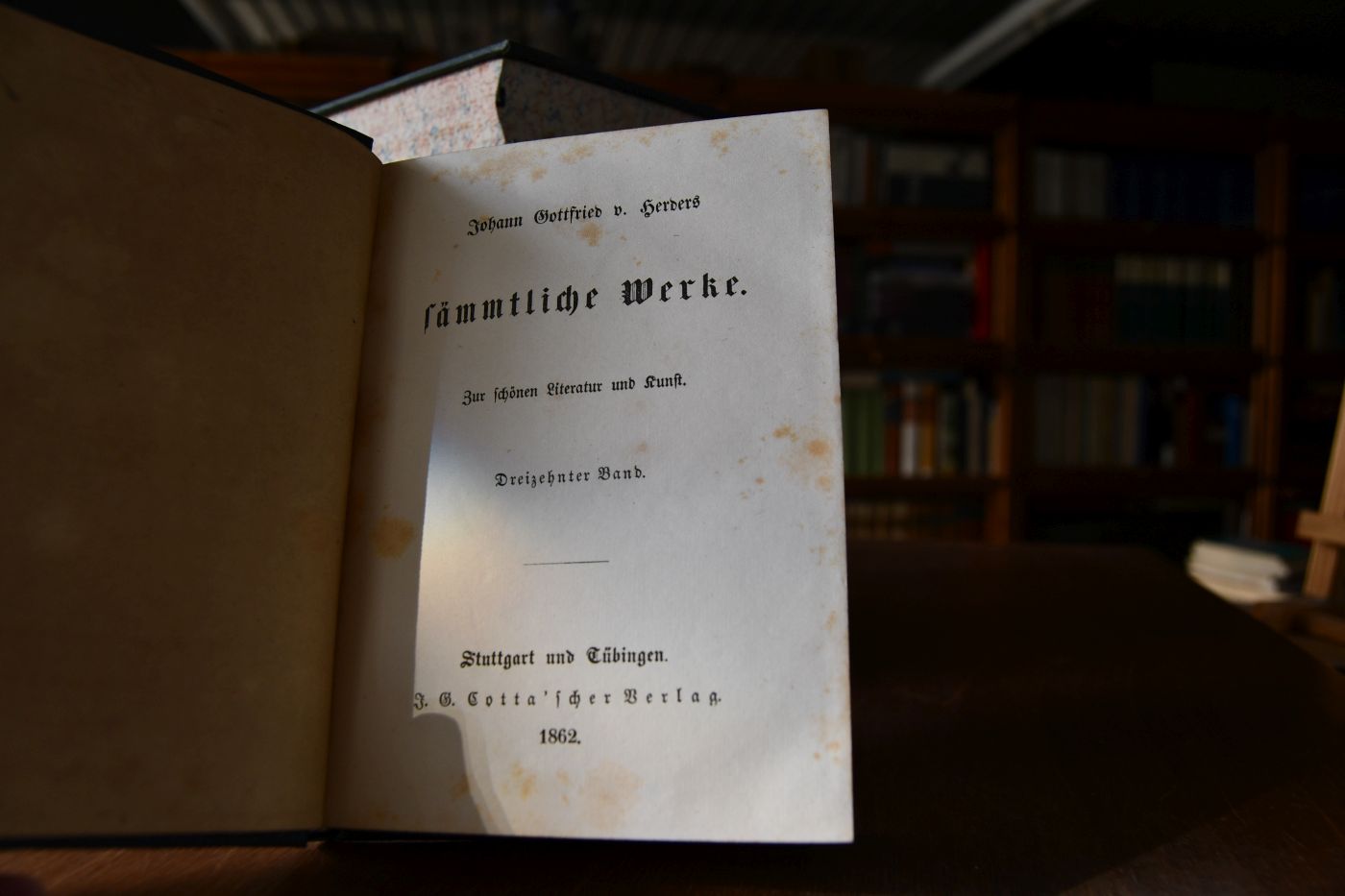Johann Gottfried v. Herders sämmtliche Werke zur schönen Literatur und Kunst. 13 Bände in 7 Bänden (so, als Teil der Gesamtausgabe komplett).
