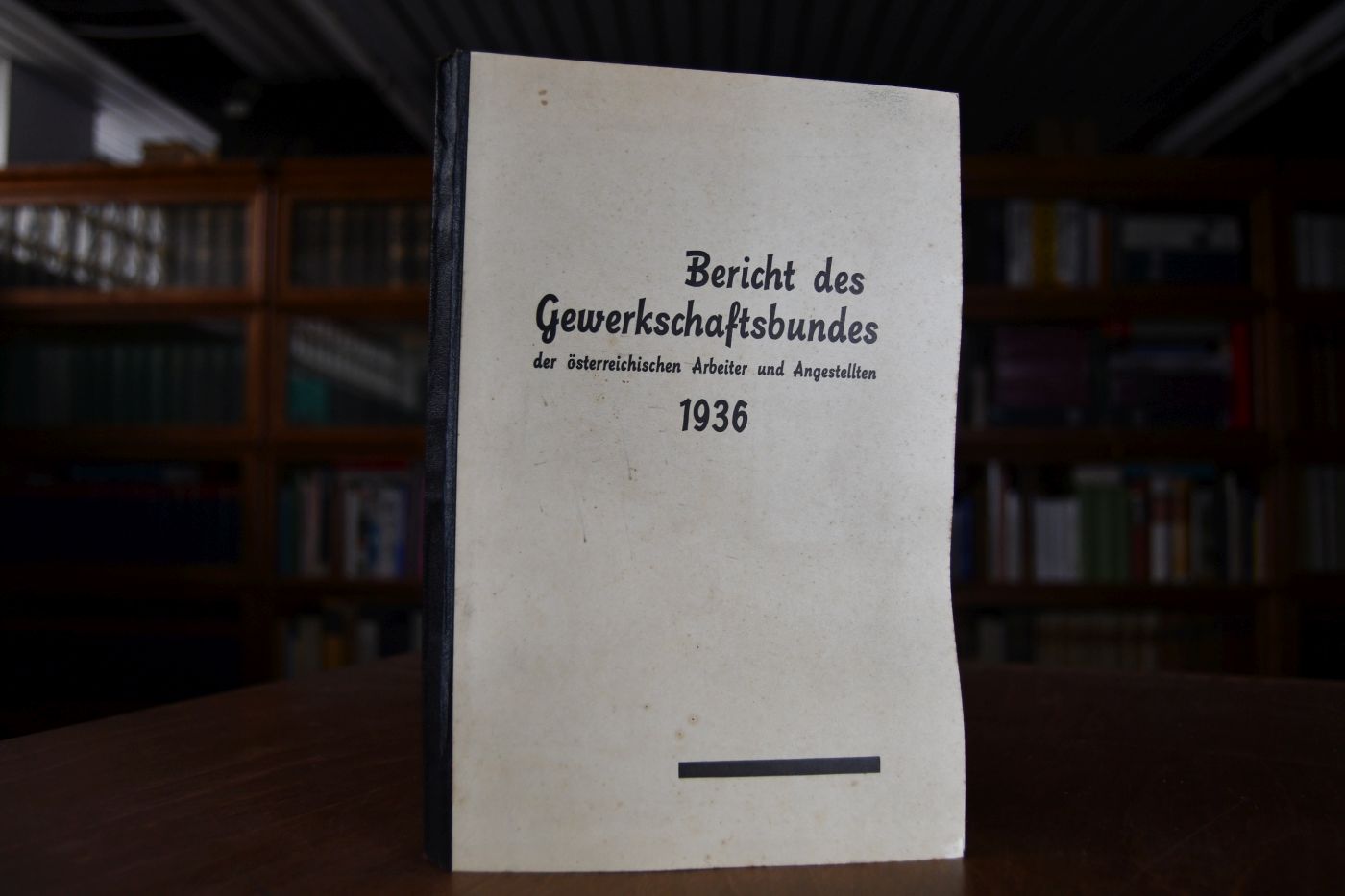 Bericht des Gewerkschaftsbundes der österreichischen Arbeiter und Angestellten 1936.