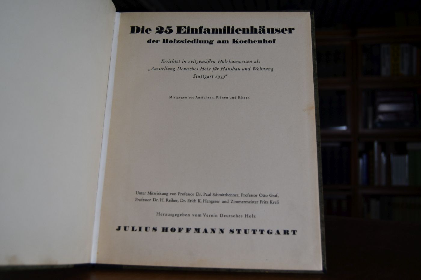 Die 25 Einfamilienhäuser der Holzsiedlung am Kochenhof.